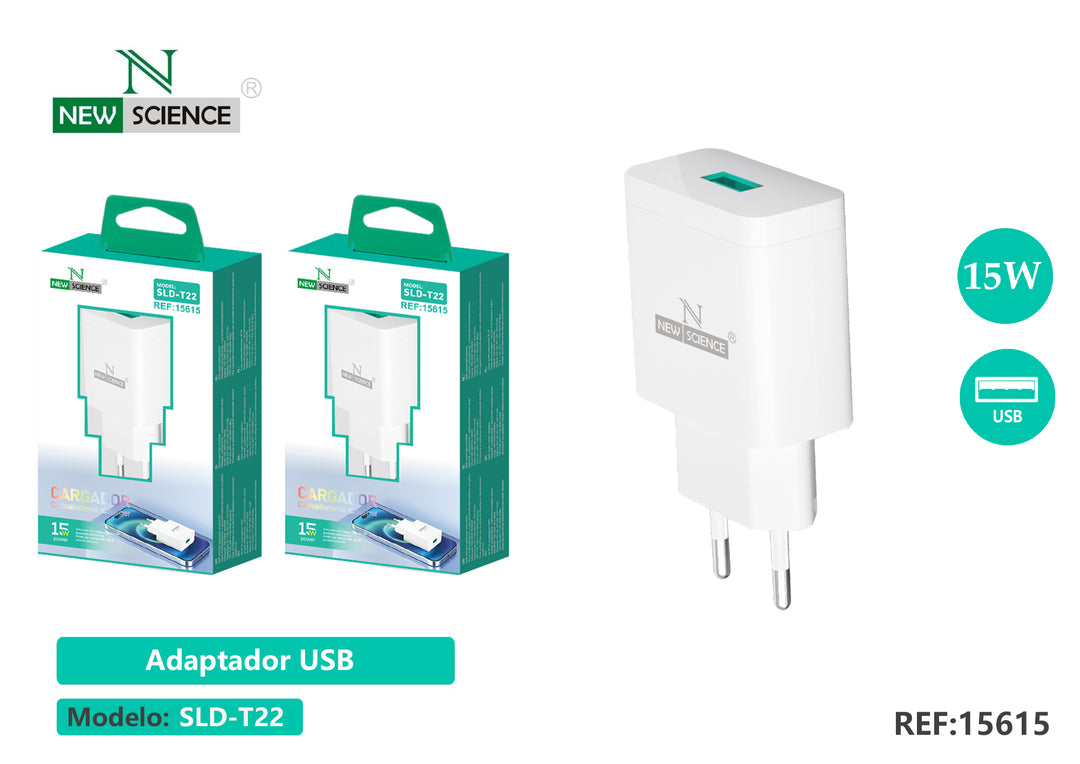 NewScience®Zidni punjač USB 15W Model:15615