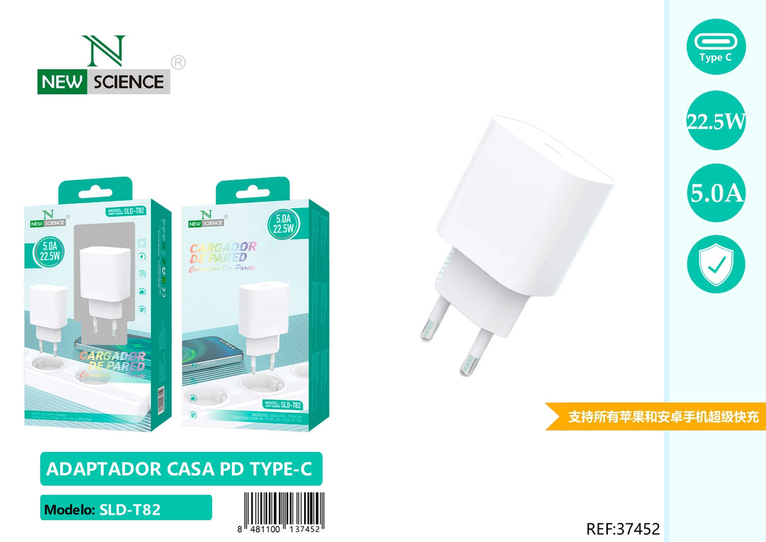 NewScience®Zidni brzo punjač PD-USB-C 22.5W Model:37452