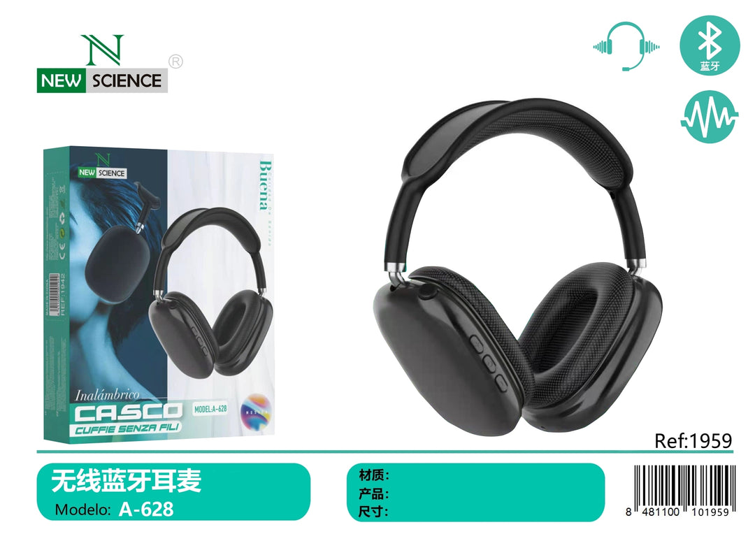 NewScience® Bluetooth Bežične Slušalice za glavu A-628