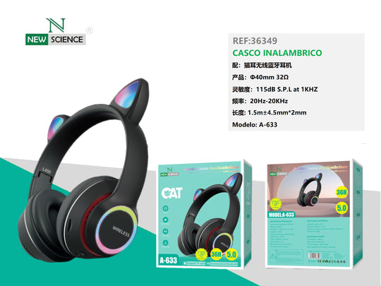 NewScience® Bluetooth Bežične Slušalice za glavu A626