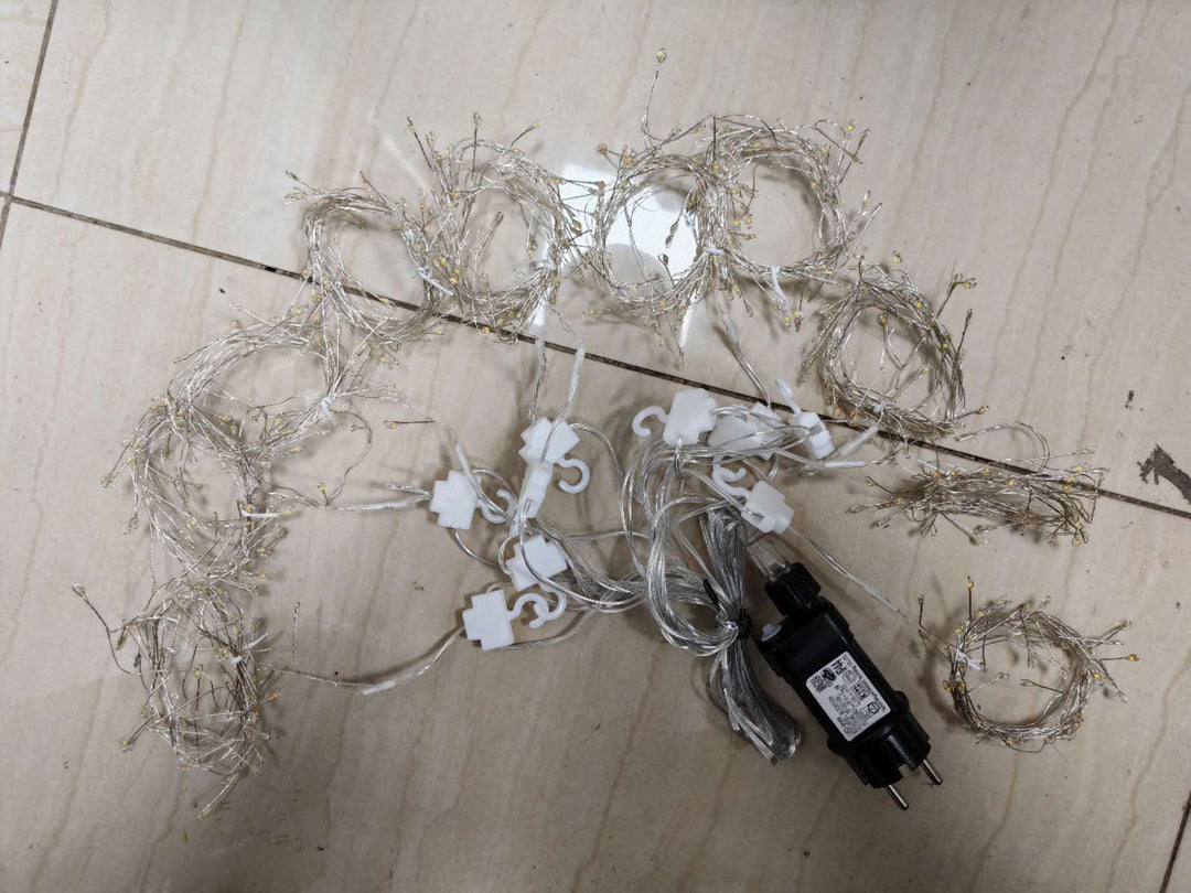 Božićne LED lampice - zavjesa 500/1000 LED 3x2m/3x3m