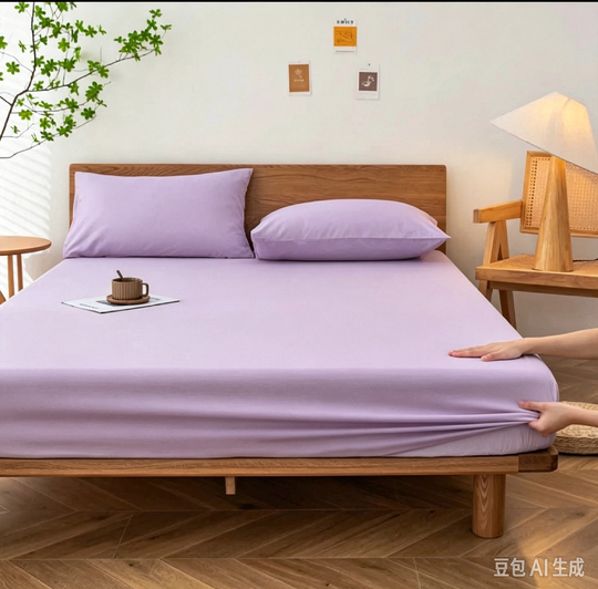 Pamučne posteljine 3 set plahta s guicom200x200cm i 2 jastučnica 50x70cm