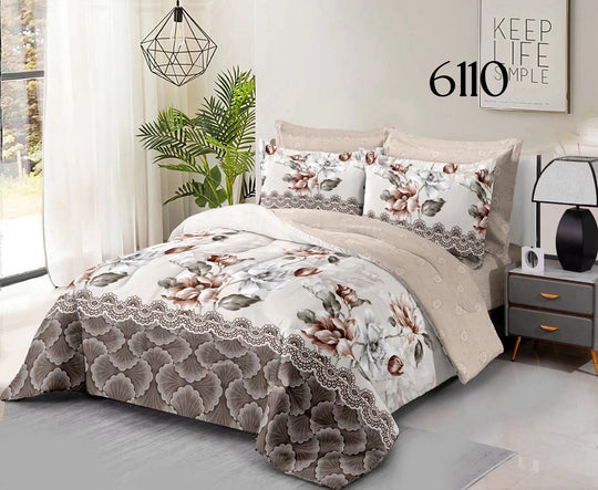 6-Dijelni set posteljine Serija - Srca i leptiri