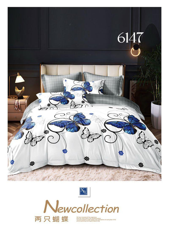 6-Dijelni set posteljine Serija - Srca i leptiri