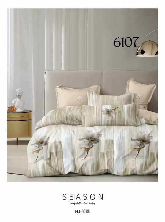 6-Dijelni set posteljine Serija-Cvijeće