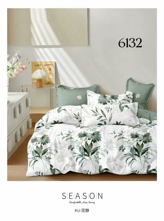 6-Dijelni set posteljine Serija-Cvijeće