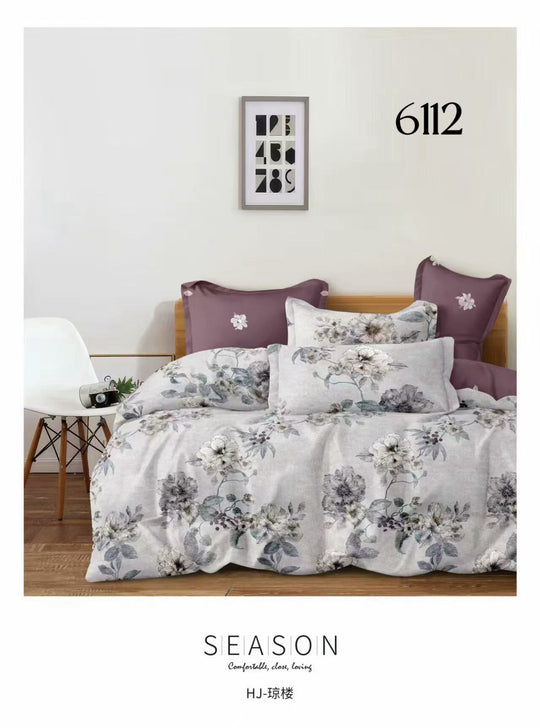 6-Dijelni set posteljine Serija-Cvijeće