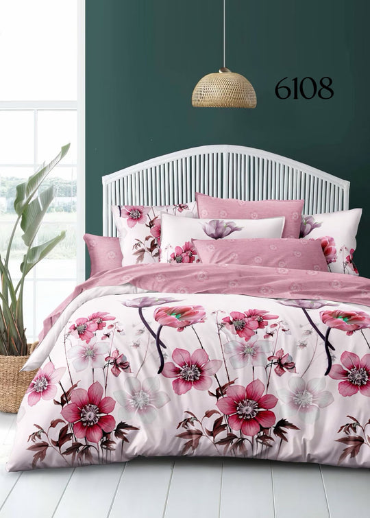 6-Dijelni set posteljine Serija-Cvijeće