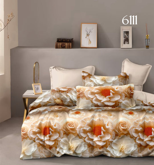 6-Dijelni set posteljine Serija-Cvijeće