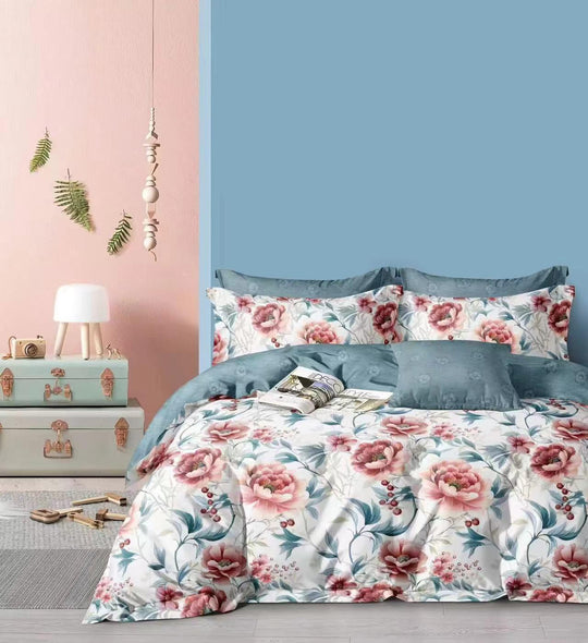 6-Dijelni set posteljine Serija-Cvijeće