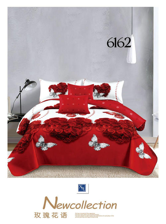 6-Dijelni set posteljine Serija-Cvijeće