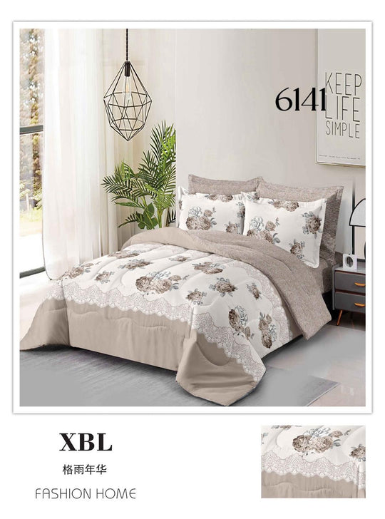 6-Dijelni set posteljine Serija-Cvijeće