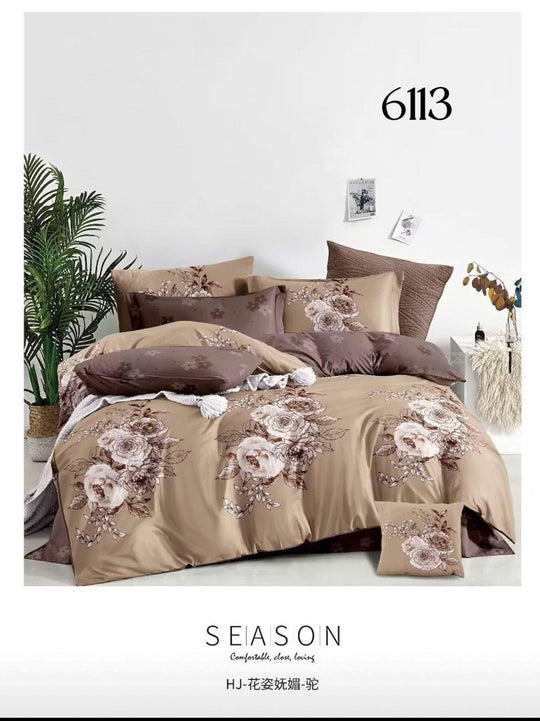 6-Dijelni set posteljine Serija-Cvijeće