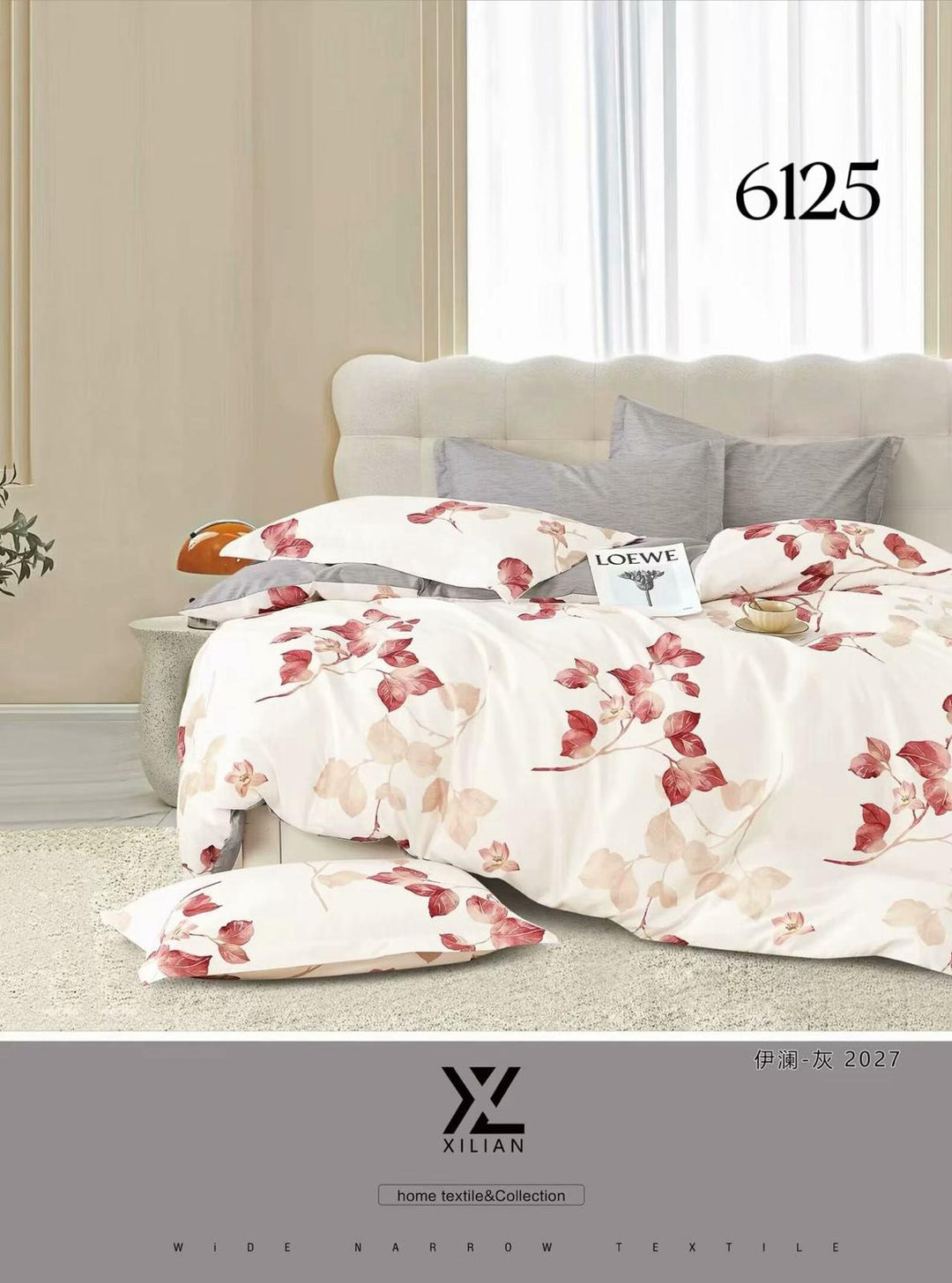 6-Dijelni set posteljine Serija-Cvijeće