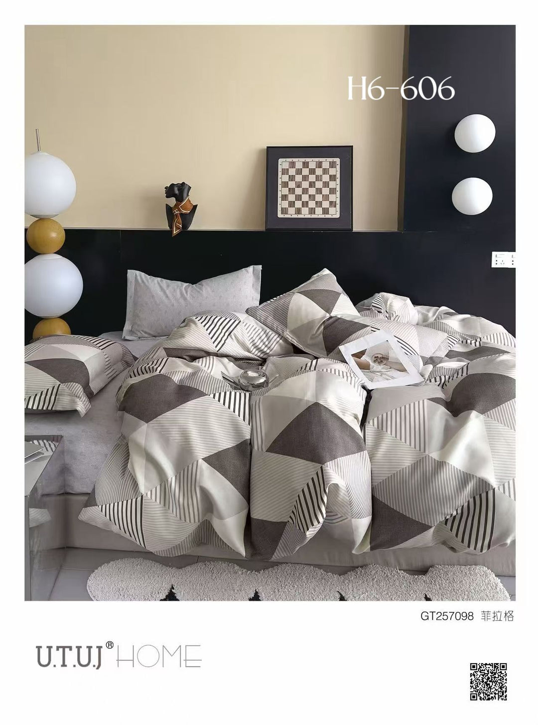 Posteljine set 6 dijelova za bračni krevet - top kvaliteta