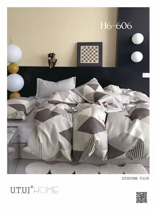 Posteljine set 6 dijelova za bračni krevet - top kvaliteta