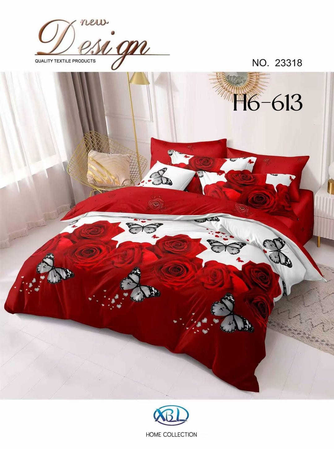 Posteljine set 6 dijelova za bračni krevet - top kvaliteta