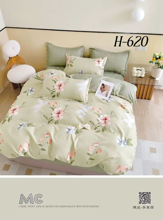 Posteljine set 6 dijelova za bračni krevet - top kvaliteta