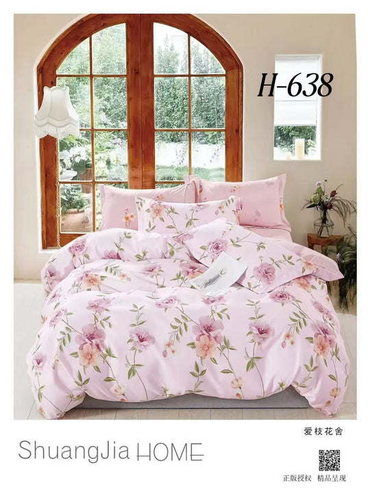 Posteljine set 6 dijelova za bračni krevet - top kvaliteta