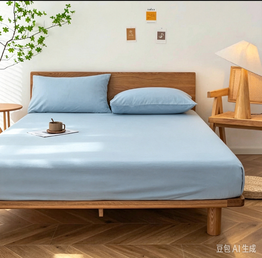 Pamučne posteljine 3 set plahta s guicom200x200cm i 2 jastučnica 50x70cm