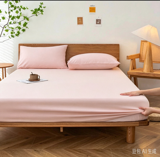 Pamučne posteljine 3 set plahta s guicom200x200cm i 2 jastučnica 50x70cm