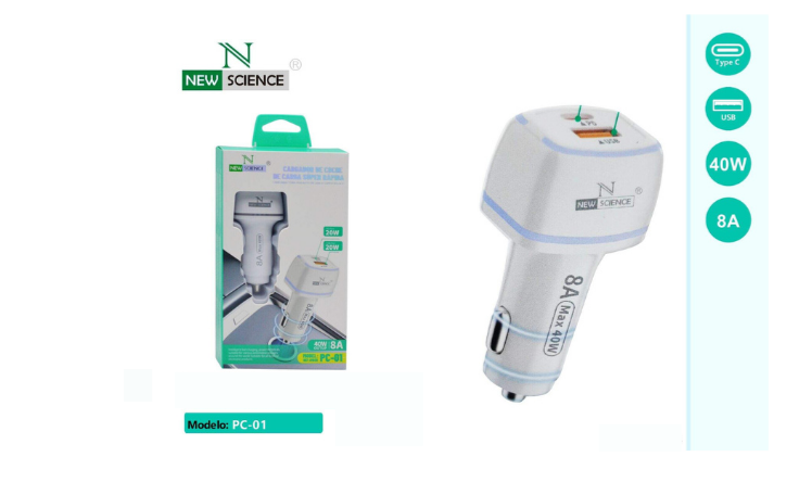 Auto punjač - New Science PC-01