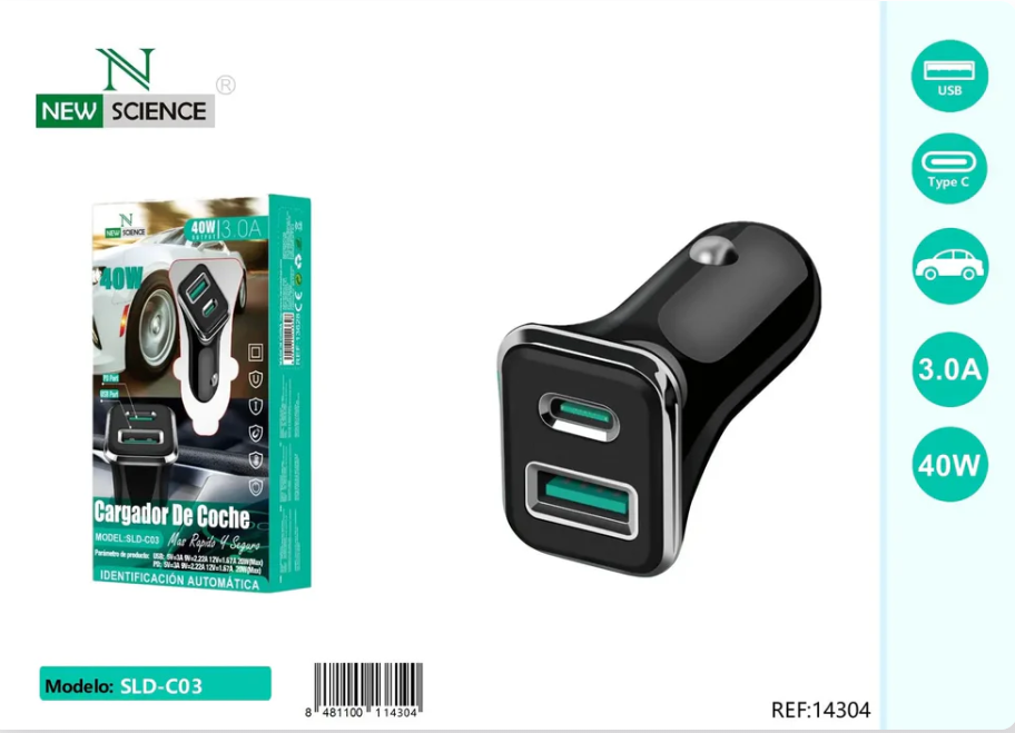 Auto punjač - New Science SLD-C03