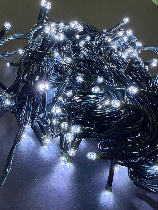 Božićne led lampice - hladno bijela boja