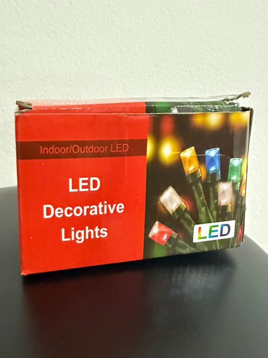 Božićne led lampice - hladno bijela boja