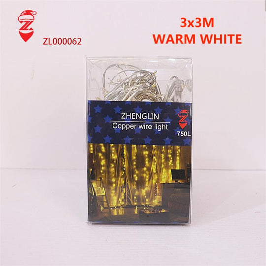 Božićne lampice zavjesa 750LED 3Mx3M