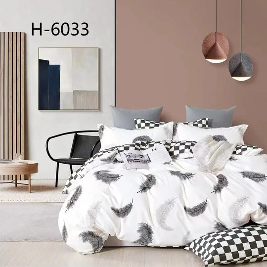 Posteljine set 6 dijelova za bračni krevet - top kvaliteta serije-"Elegancija"