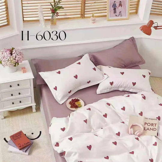 Posteljine set 6 dijelova za bračni krevet - top kvaliteta serije-"Elegancija"