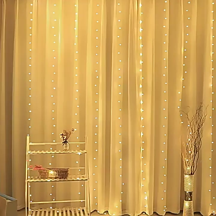 Božićne LED lampice - zavjesa 500/1000 LED 3x2m/3x3m
