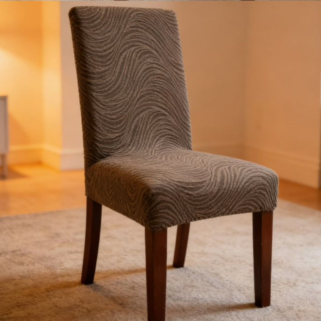 Set 6 kom navlaka za stolice valoviti uzorak