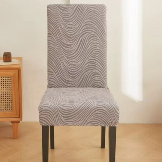 Set 6 kom navlaka za stolice valoviti uzorak