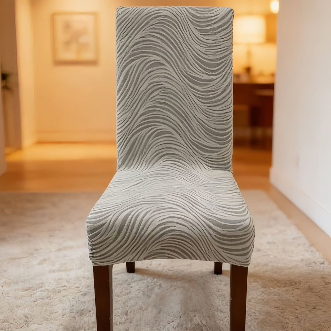 Set 6 kom navlaka za stolice valoviti uzorak