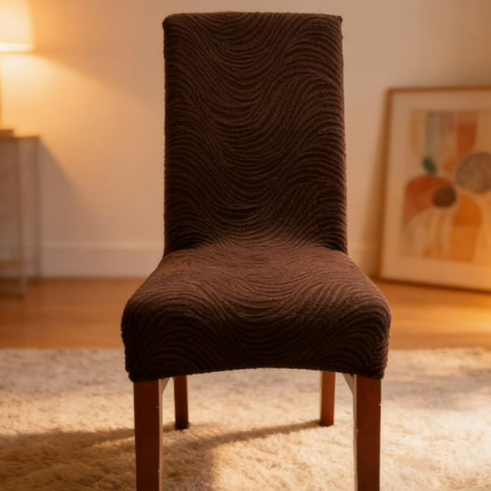 Set 6 kom navlaka za stolice valoviti uzorak